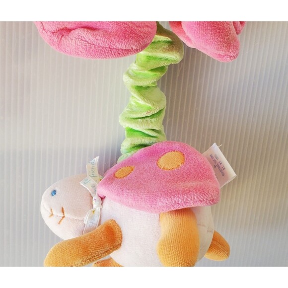 Carter's Starters Prestige Musical Crib Pull Toy Flower Ladybug Let's Be Friends - Picture 4 of 11